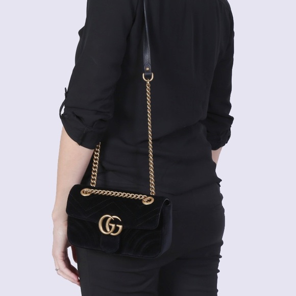 Gucci Marmont GG Shoulder Bag in Small Mini Size - Picture 8 of 9